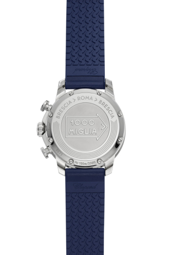 detail Chopard Mille Miglia GT Azzurro Chrono 168571-3007