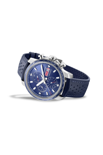 detail Chopard Mille Miglia GT Azzurro Chrono 168571-3007