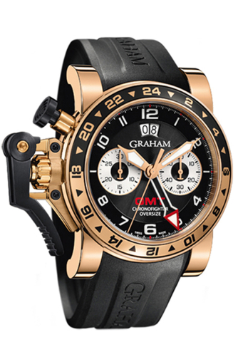 detail Graham Chronofighter Oversize GMT Black 20VGR.B21A