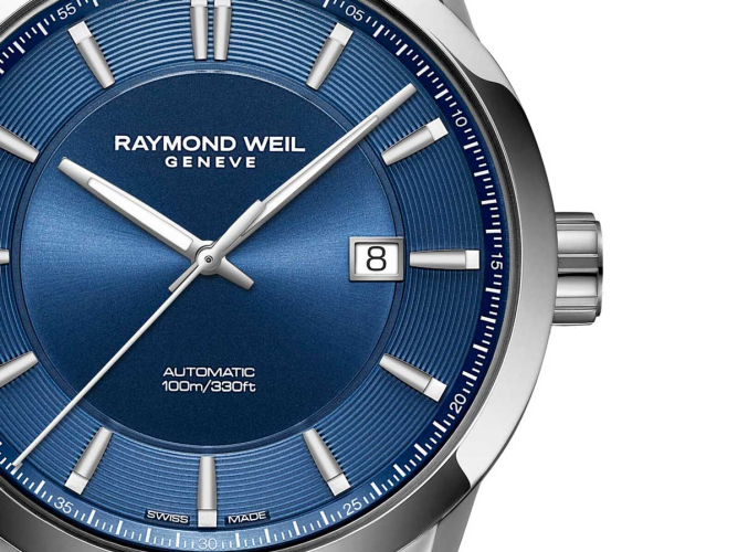 detail Raymond Weil Freelancer Men's Automatic Blue Dial 2731-ST-50001