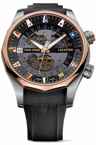detail Corum Admiral Legend 47 Worldtimer 637.101.05/F371 AN01