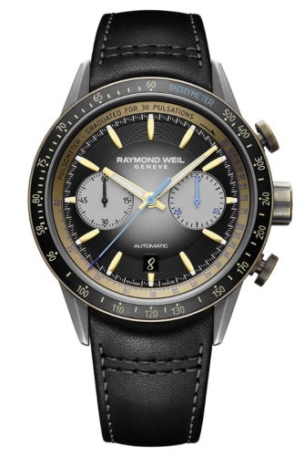 detail Raymond Weil Freelancer Bi-Compax 7780-TB3-20423