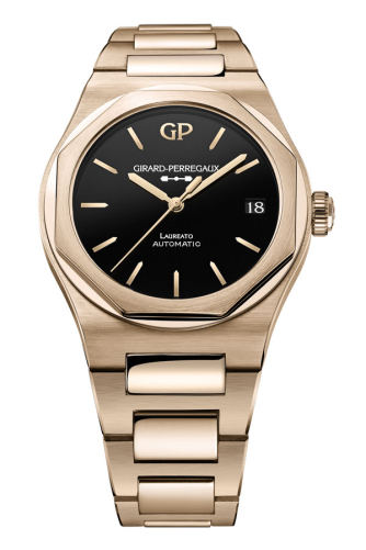 detail Girard Perregaux Laureato 42 mm 81010-52-3118-1CM
