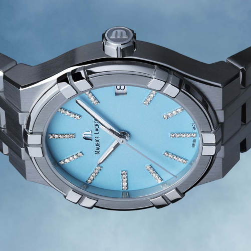 detail Maurice Lacroix Aikon Quartz Colours Edition AI1106-SS002-450-1