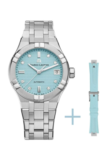 detail Maurice Lacroix Aikon Limited Summer Edition 35mm AI6006-SS00F-451-C