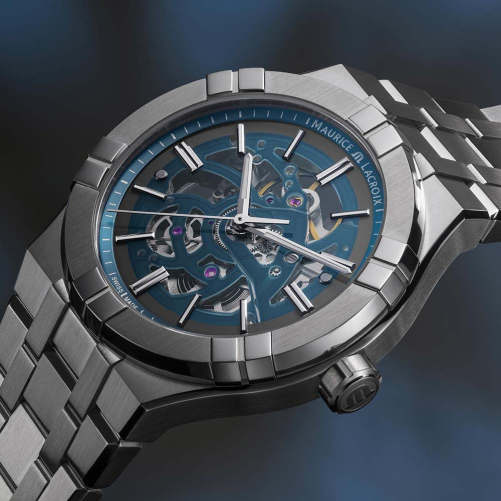 detail Maurice Lacroix Aikon Automatic Skeleton AI6008-SS002-031-1