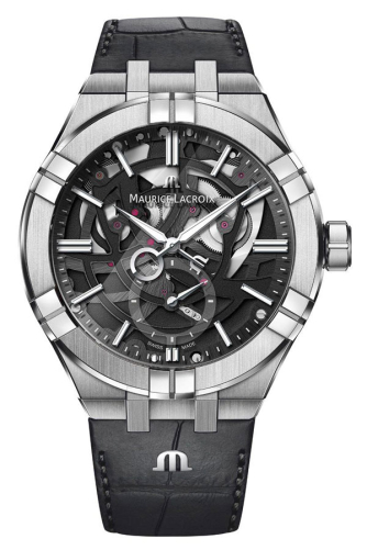 detail Maurice Lacroix Aikon Automatic Mercury 44 mm AI6088-SS002-030-1