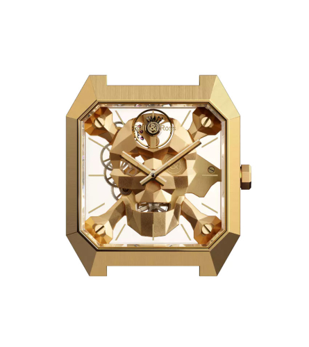 detail Bell & Ross BR01 Cyber Skull Bronze BR01-CSK-BR/SRB