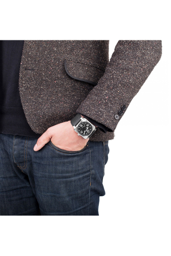 detail Bell & Ross BR03-92 Black Steel BR0392-BLC-ST