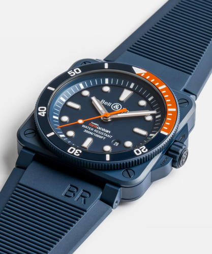 detail Bell & Ross BR 03-92 Diver Tara BR0392-D-TR-CE/SRB