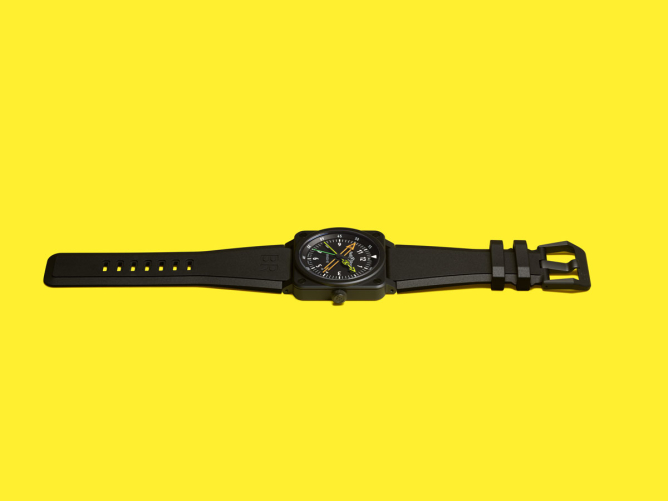 detail Bell & Ross BR03-92 Radiocompass BR0392-RCO-CE/SRB