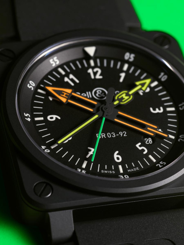 detail Bell & Ross BR03-92 Radiocompass BR0392-RCO-CE/SRB