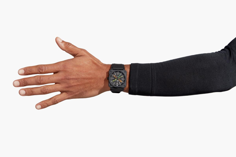 detail Bell & Ross BR03-92 Radiocompass BR0392-RCO-CE/SRB