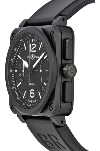 detail Bell & Ross Black Matte BR0394-BL-CE
