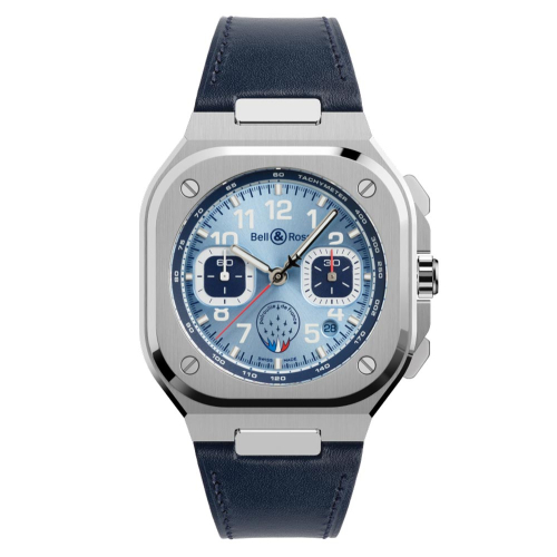 detail Bell & Ross BR-05 Chrono Patrouille de France BR05C-PAF-ST/SCA