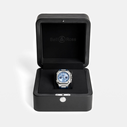 detail Bell & Ross BR-05 Chrono Patrouille de France BR05C-PAF-ST/SCA