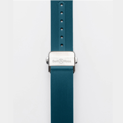 detail Bell & Ross BR 05 GMT Sky Blue BR05G-PB-ST/SRB