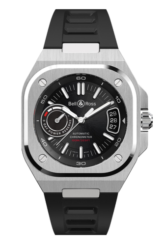 detail Bell & Ross BR-X5 Black Steel BRX5R-BL-ST/SRB
