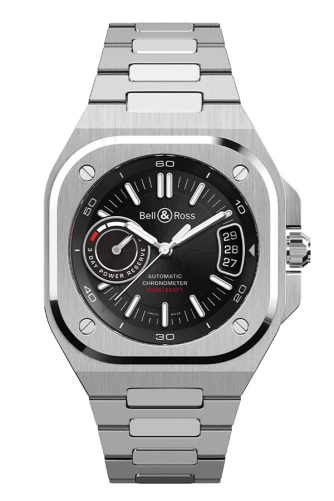 detail Bell & Ross BR-X5 Black Steel BRX5R-BL-ST/SST
