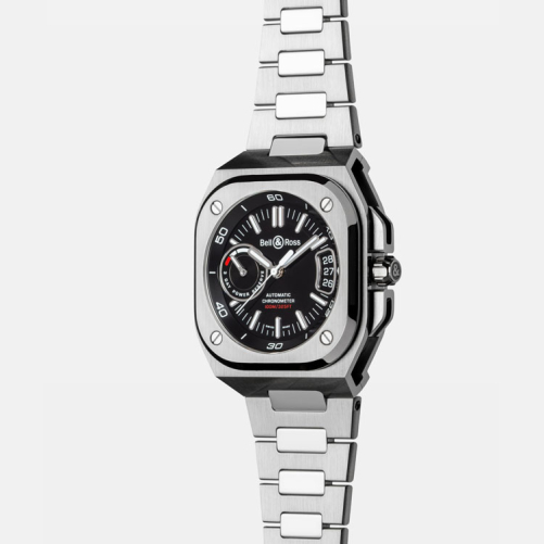 detail Bell & Ross BR-X5 Black Steel BRX5R-BL-ST/SST