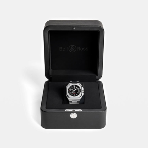 detail Bell & Ross BR-X5 Black Steel BRX5R-BL-ST/SST