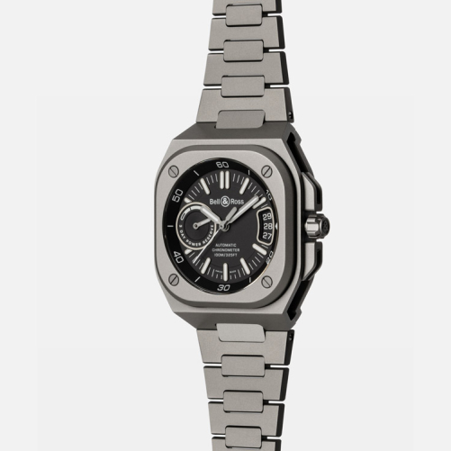 detail Bell & Ross BR-X5 Black Titanium BRX5R-BL-TI/STI