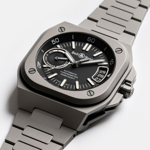 detail Bell & Ross BR-X5 Black Titanium BRX5R-BL-TI/STI