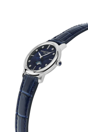 detail Frederique Constant Slimline Ladies Moonphase FC-206MPND1S6