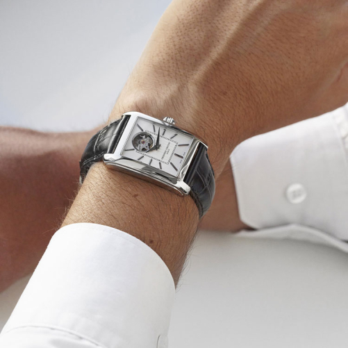 detail Frederique Constant Classics Carree Heart Beat Automatic FC-311S4C6
