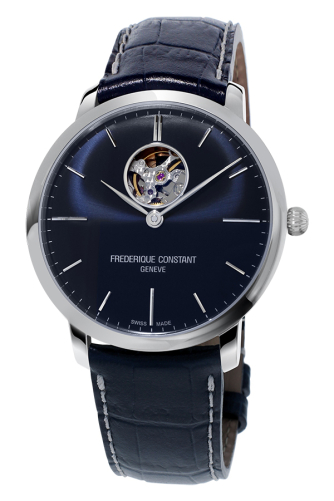 detail Frederique Constant Slimline Heart Beat FC-312N4S6