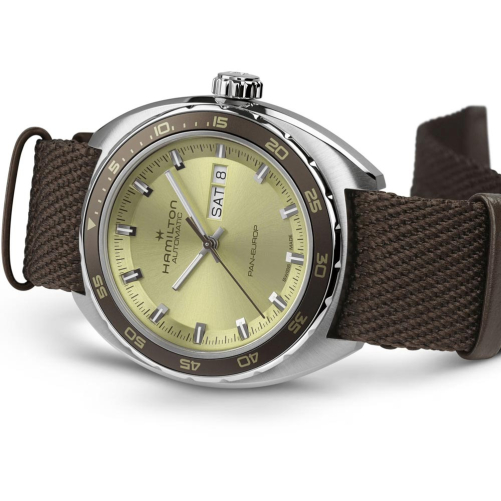 detail Hamilton American Classic Pan Europ Day Date Auto H35445860