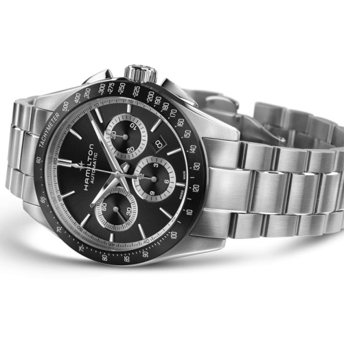 detail Hamilton Jazzmaster Performer Auto Chrono H36606130