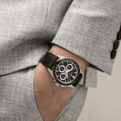 detail Hamilton Jazzmaster Performer Auto Chrono H36606130