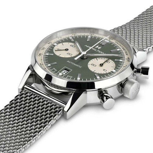 detail Hamilton American Classic Intra-matic Auto Chrono 40mm H38416160