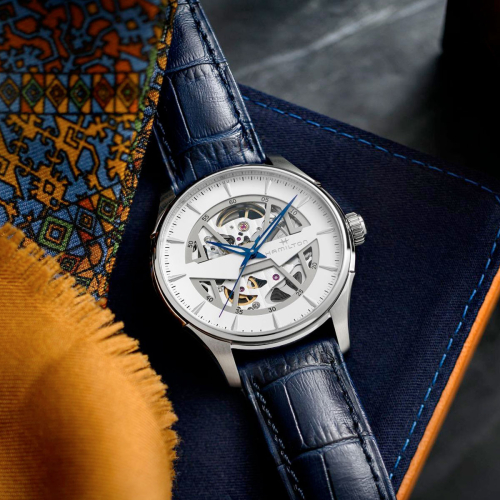 detail Hamilton Jazzmaster Skeleton Automatic H42535610