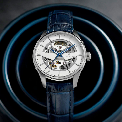 detail Hamilton Jazzmaster Skeleton Automatic H42535610