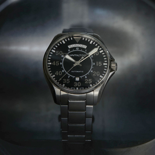 detail Hamilton Aviation Day Date Auto H64615135