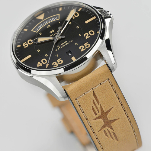 detail Hamilton Khaki Aviation Day Date Automatic H64645531