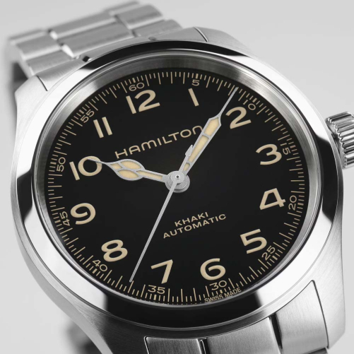 detail Hamilton Khaki Field Murph 38mm H70405130
