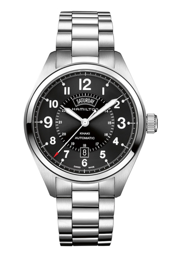 detail Hamilton Khaki Field Day Date Automatic H70505133