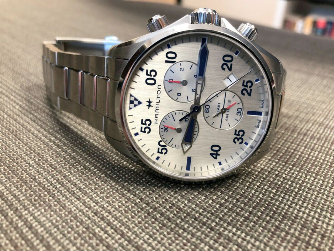 detail Hamilton Khaki Aviation Chrono Quartz H76712151