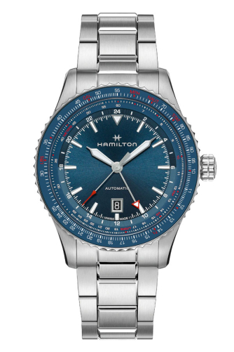 detail Hamilton Khaki Aviation Cpnverter Auto GMT H76715140