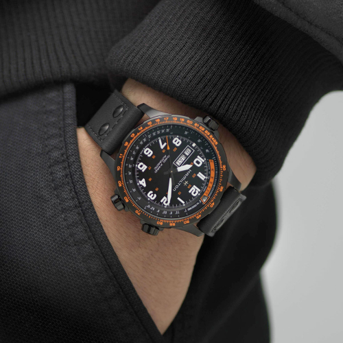 detail Hamilton Aviation X-Wind Day Date Auto H77785733