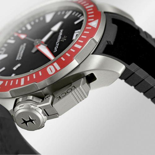 detail Hamilton Khaki Navy Frogman Titanium Automatic H77805335