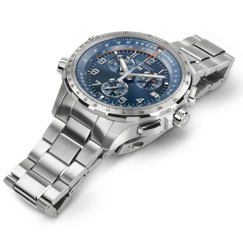 detail Hamilton Khaki Aviation X-Wind GMT Chrono Quartz H77922141