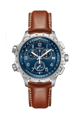 detail Hamilton Khaki Aviation X-Wind GMT Chrono Quartz H77922541
