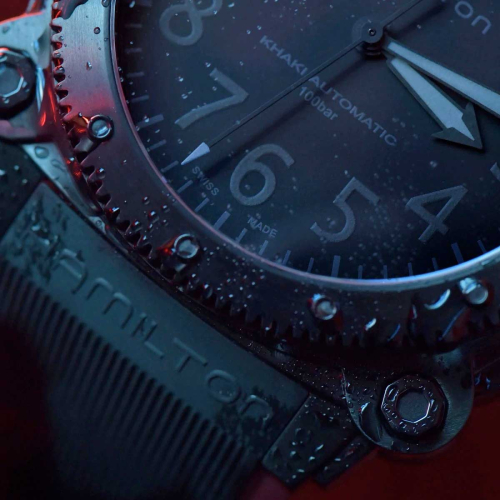 detail Hamilton Khaki Navy BeLOWZERO Auto Limited Edition H78505331