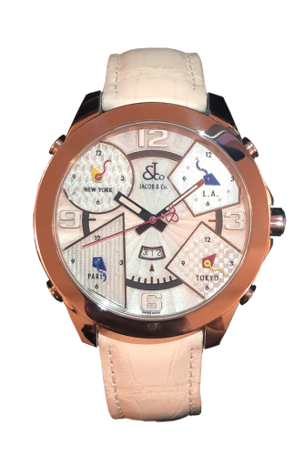 detail Jacob & Co Five Time Zone JC03