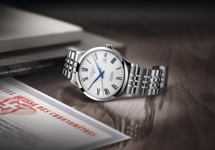 detail Longines Record L2.821.4.11.6