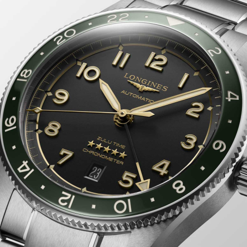 detail Longines Spirit Zulu Time L3.812.4.63.6